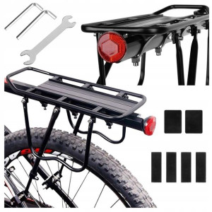 Bagażnik Rowerowy Tylny Aluminum Uniwersalny 75kg