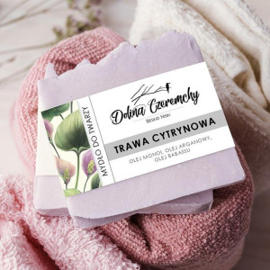 Dolina Czeremchy, Naturalne mydło do twarzy Trawa Cytrynowa, 90g