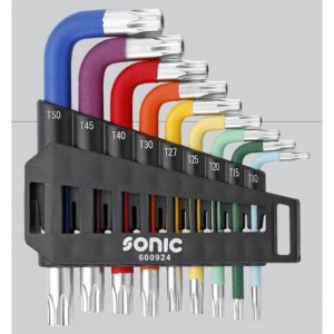 Zestaw 9 kluczy trzpieniowych TORX SONIC 600924