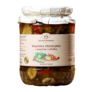 Wąsoska Przekąska z papryką i cebulką 720 ml Ogródek Dziadunia
