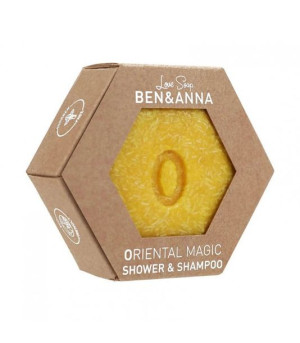 BEN&ANNA, Szampon i żel pod prysznic w kostce, Ziołowy, 60g