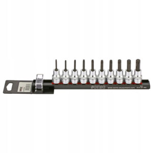 Zestaw nasadek trzpieniowych 10szt 3/8'' E-TORX So