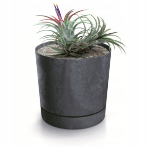 Doniczka osłona okrągła Beton antracyt mat ø29,2cm