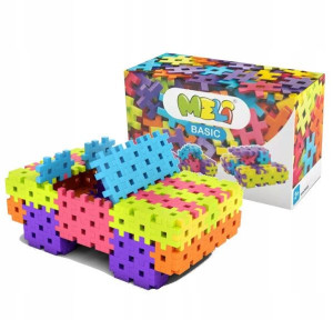 Meli Klocki Konstrukcyjne Basic 50el Mini Wafle 3+
