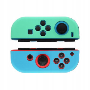 Różowo Zielone Etui Na Joy-con Nintendo Switch