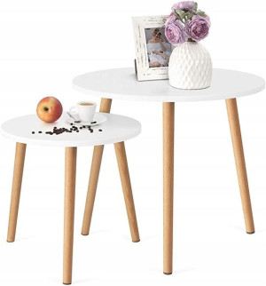 Stoliki kawowe Comfort Scandinavian białe