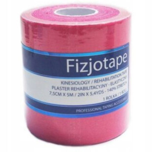 Tape Do Kinesiotapingu Fizjotape Plastry 7,5cmx5m