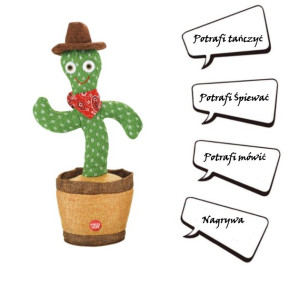 Zabawka tańczący kaktus - Cow boy