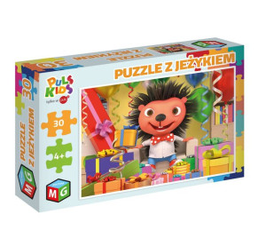 Puzzle z Jeżykiem 30 el.- Urodziny