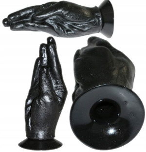 DILDO ANALNE fisting RĘKA DO FISTINGU z przyssawką BDSM FETYSZ 18cm