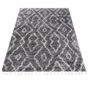 Dywan shaggy FN30A DARK GRAY AZTEC EJF 1.40x2.00
