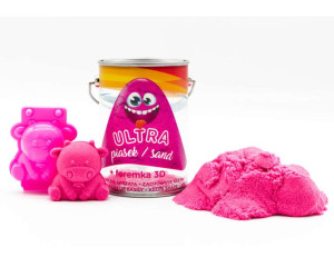 EPEE Ultra Piasek w puszce 150g różowy + foremka 3D