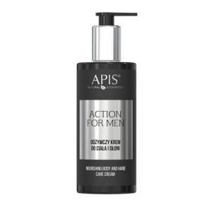 APIS Action For Men odżywczy krem do ciała i dłoni 300ml