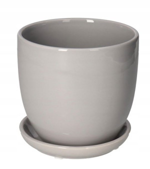 Doniczka Osłonka Ceramiczna Z Podstawką Doniczki