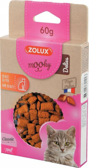 ZOLUX MOOKY DELIES Przysmak kota Piękna sierść 60g
