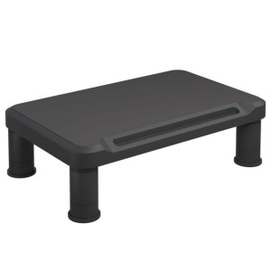Podstawka pod monitor, czarna, 38x24x10,5 cm