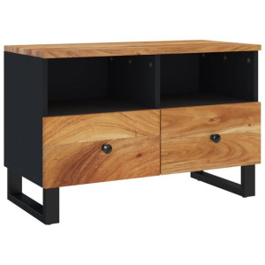 Szafka pod telewizor, 70x33x46 cm, lite drewno akacjowe
