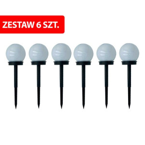 Lampy ogrodowe solarne LED, latarnie, zestaw 6 szt.