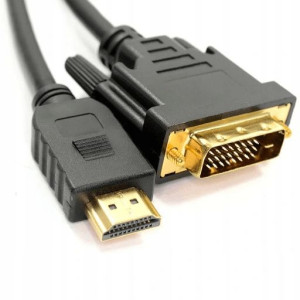Przewód Kabel HDMI - DVI 5m Nowy Lanberg