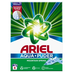 ARIEL Aqua Puder Mountain Spring, proszek do prania, 260 g