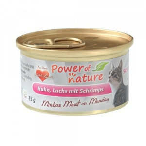 Power of Nature Minka’s Meat on Monday kurczak, łosoś, krewetki 85g