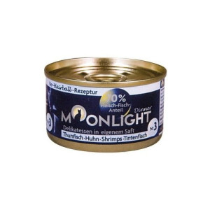 Moonlight Dinner Nr 3 - Tuńczyk, kurczak, krewetki i kałamarnica 80g