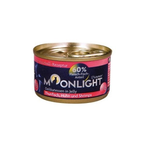 Moonlight Dinner Nr 6 - Tuńczyk, kurczak i krewetki w galaretce 80g