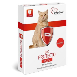 Over Zoo obroża bio protecto przeciw kleszczom i pchłom dla kotów 35cm