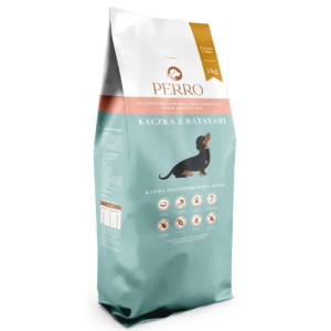 PERRO kaczka z batatami 3kg dla dorosłych małych ras