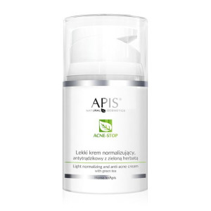 APIS Acne-Stop lekki krem normalizujący antytrądzikowy z zieloną herbatą 50