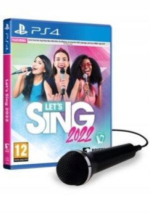 Let's Sing 2022 + MIKROFON PS4 NOWA