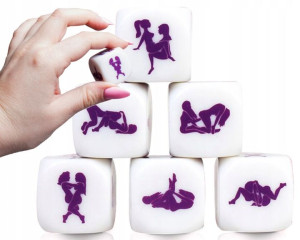 KAMASUTRA KOSTKA DO GRY lesbian sex pozycje kobiet 25 MM