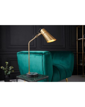 Lampa stołowa złota Ufficio 64x40 cm