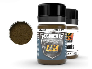 Pigment modelarski Dark earth AK081 AK Interactive