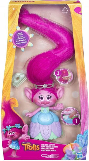Trolls Troll Lalka Figurka Poppy Wyjątkowa Fryzura