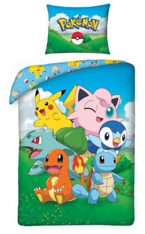 Pościel bawełniana 140x200  Pokemon Pikachu