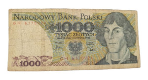 Stary Banknot kolekcjonerski Polska 1000 zł 1982