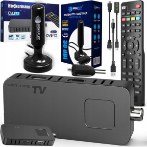 Tuner Dekoder Tv Dvb-t Dvb-t2 H.265 Hdmi + Antena