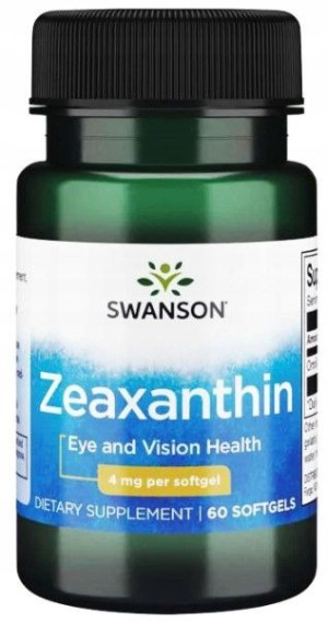 Swanson Zeaksantyna OmniXan 4mg 60kaps. Oczy Wzrok