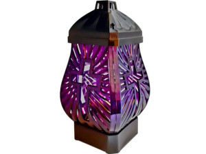 Znicz Lampion Glm Krzyż Fiolet