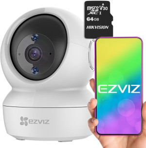 Kamera Ip Ezviz C6n 4mp + Karta 64gb
