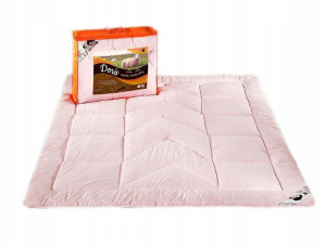 AMW Poduszka Owcza Wełna 40x40 350g Różowa
