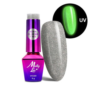 Lakier hybrydowy MollyLac Night Glowing 5g Nr 676 Freestate