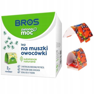 Lep Na Muszki Owocówki Pułapka Płyn Wabiący Bros
