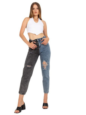 Spodnie jeans-RO-SP-PNT-01-1.70-czarno-niebieski 40