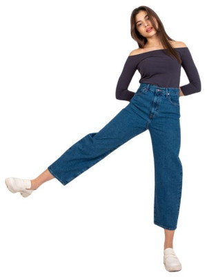 Spodnie jeans-RO-SP-2503.64-ciemny niebieski 34