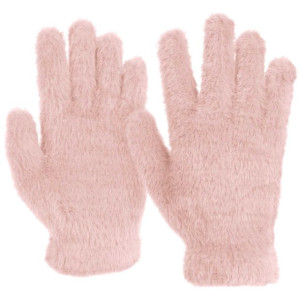 Damskie rękawiczki alpaka baby pink