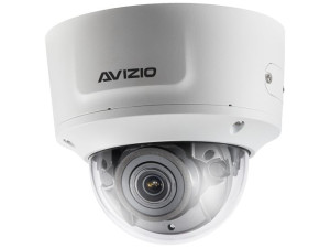 Kamera IP kopułkowa 4 Mpx 2.8-12mm IK10 wandaloodporna MOTOZOOM AVIZIO
