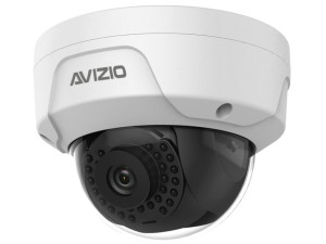 Kamera IP mini kopułk 2 Mpx 2.8mm IK10 wandaloodporna obiektyw stały AVIZIO