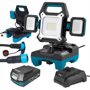 Dedra Lampa Warsztatowa Aku 18v 45w 4000lm +2ah